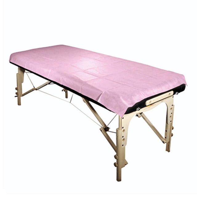 10pcs sábanas de cama de Spa Baoblaze hoja desechable cubierta sofá protección depilación Rosado
