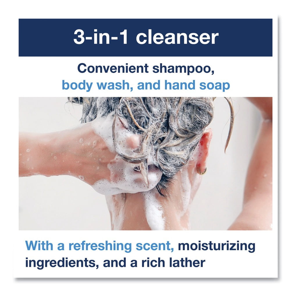 1L Clean Scent Hair and Body Wash (6/Carton)