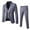 Grey, variant on 50% off Clear!Jiyugala Men's Suits Clearance $5 Men’s Suit Slim 3 Piece Suit Business Wedding Party Jacket Vest & Pants Coat