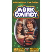 mork & mindy volume 2: mork's first christmas/mork goes erk [vhs]