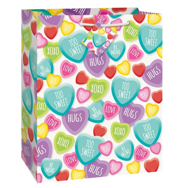 Candy Hearts Valentine's Day Gift Bag
