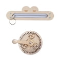 thumbnail image 1 of 2Pcs Wooden Busy Board DIY Parts Hand Crank Gear and Zipper Educational Toys Salvador tablero ocupado, 1 of 8