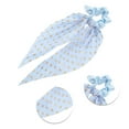 thumbnail image 3 of Unique Bargains 1 Pc Elegant Satin Hair Scrunchies Hair Ties Sky Blue, 3 of 5