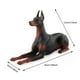 thumbnail image 3 of Figura decorativa de perro de PVC, artesanía exquisita, diseño en miniatura, para escritorio, hogar, decoración de oficina, jardín, adorno para macetas, 3 of 7