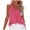 Hot Pink, variant on Women's Casual Crew Neck Tank Tops For Women Sleeveless Loose Fit Solid Color Tees for Summer Daily Wear and Layering
