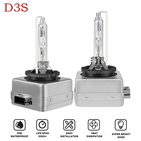 FZPJJNB For Chrysler 300 2011-2014 D3S Xenon HID Headlight High/Low Beam Bulbs 35W 6000K