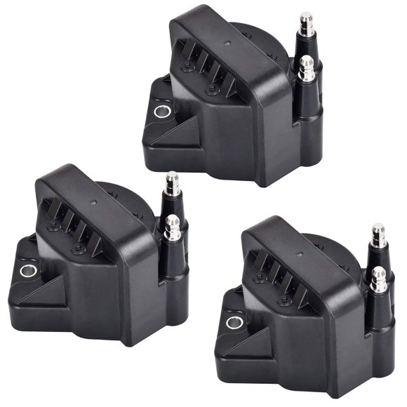Ignition Coil Pack of 3 Replacement for 3.8L L4 V6 - Buick Lesabre LaCrosse, Chevy Impala Monte Carlo, Pontiac Grand Prix 1991-2008, Replace OE# 10467067 DR39 E530C D555 C849 5C1058