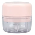 thumbnail image 4 of M Buder Mini Picador de Ajo Eléctrico Inalámbrico 100ml / 3.38 oz Rosa Procesador de Alimentos Portátil Recargable USB para Verduras Frutas Carne, 4 of 9