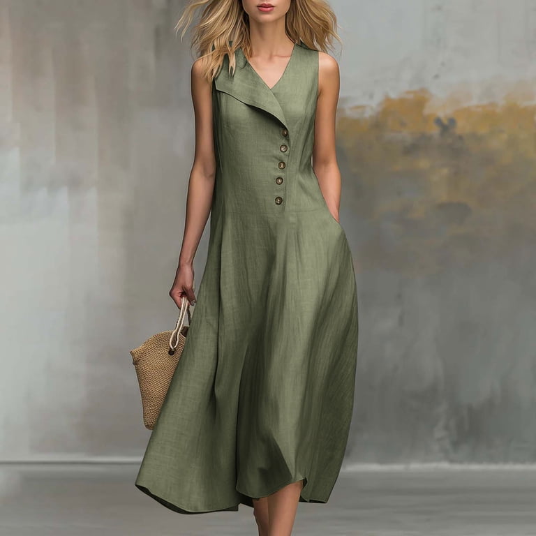 asymmetrical flowy midi dress Asymmetrical Halter Midi Dress, Flowy Fit Flare Party, Summer Evening Wedding Guest