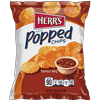 Herr's Popped chips,Potato Chips, Barbeque BBQ, Gluten Free Single Serve 25 Gram Bags (Pack of 12)