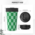thumbnail image 3 of Goofa green party for Insulated Travel Coffee Mug Spill Proof Leak Proof 16 OZCoffee Tumbler Reusable Coffee Cups with Lids Thermos for Hot and Cold Drink, 3 of 8
