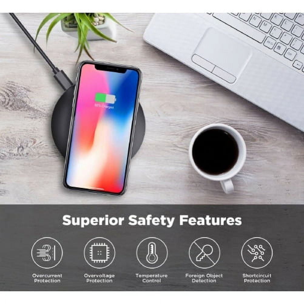 Fast 15W Wireless Charger for Samsung Galaxy S22/Ultra/Plus Phones - Charging Pad Slim Quick Charge Compatible With Samsung Galaxy S22/Ultra/Plus