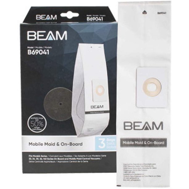 Replacement Part For Beam Vacuum Cleaner Central Vac (3Bags) 110041
