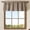 Brown, variant on 2 Pack Buffalo Check Plaid Window Valances Red and Black Farmhouse Design Window Treatment Decor Curtains Rod Pocket Valances for Kitchen/Living Room 16" x 56"