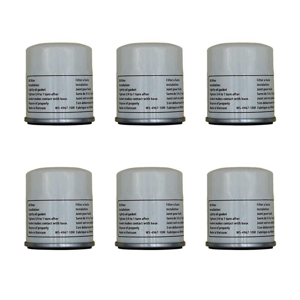 5101026X1 Qty 6: Transmission Filter Fits Snapper