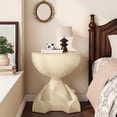 thumbnail image 5 of Side Table, Openable Storage Table, Funny Cute Circle Coffee Table Nightstand, Durable Modern Sofa Table Nightstand Accents for Indoor Outdoor, Multifunctional Side Storage Organizer, 41x36cm, 5 of 5