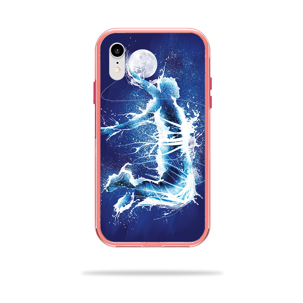 Skin Decal Wrap Compatible With LifeProof SLAM iPhone XR Case Sticker Design Jump To The Moon