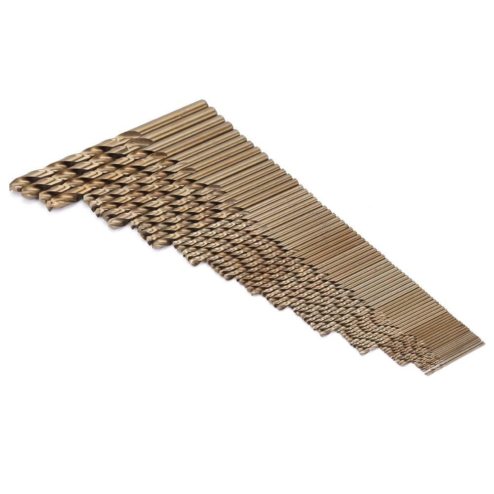 M35 Cobalt 74pcs Drills Bit Twisted Drill Bits HSS-CO 1.0-8.0mm stainless steel plate for drilling Drill Bit Set