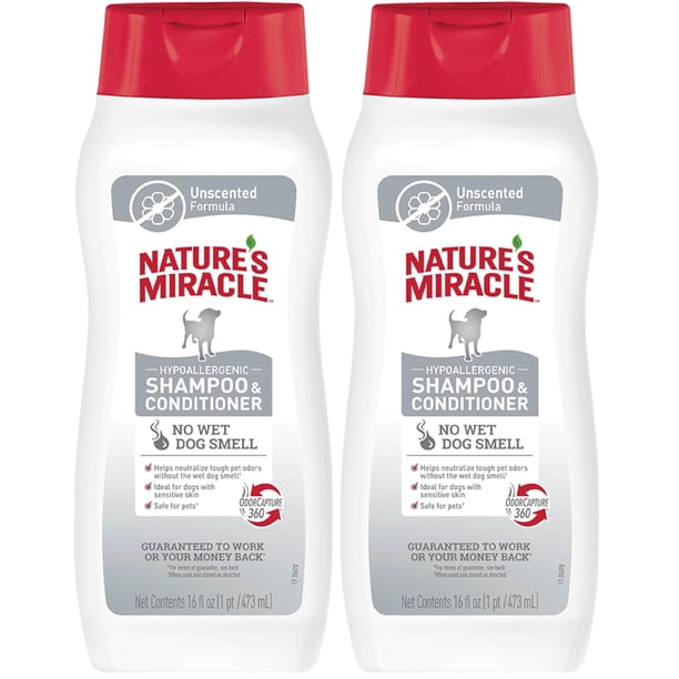Champú y acondicionador Nature's Miracle hipoalergénico 480 ml
