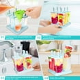 thumbnail image 5 of Popsicle, Popsicle Molds 6 Popsicle Makers, FDA and BPA Free, 5 of 5