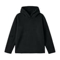 thumbnail image 4 of LUVDA Women's Fuzzy Fleece Pullover Hoodie Soft Warm Sherpa Sweatshirt Long Sleeve Casual Winter Top, 4 of 7