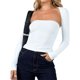 thumbnail image 1 of Conjunto De Camiseta Sin Mangas Camisola de mujer Tank Tops Traje Color sólido Sexy Streetwear Outfit (Blanco M) Ygjytge para Mujer Blanco T S, 1 of 8