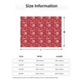 thumbnail image 3 of KLL Hohoho5 Print Fleece Throw Blanket, Horizontal Fleece Bedding Cute Soft Blankets Comfy Fleece Flannel Plush Home Decor for Couch & Bed -50"x40", 3 of 9