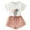 White-4, variant on Coerni Toddler Girls Clothes 3T 4T 5T 6T 7T Summer Outfits Baby Kids Short Sleeve T-Shirt Tops & Bow Shorts Sets 2pcs