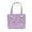 Purple (with decoration), variant on Eyucdvc Multifunctional Waterproof Handheld Storage Tote Bag, Portable Hollow Design Carry Bag with Detachable Decor Ornaments for Picnic Beach Shopping