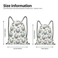 thumbnail image 2 of Bingfone Cute French Bulldog Drawstrings Backpacks Bags for Men Women Gym Drawstrings Bag-Medium, 2 of 6