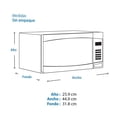 thumbnail image 3 of Horno de Microondas Daewoo 0.7 Pies Cúbicos Negro, 3 of 3