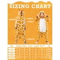 thumbnail image 5 of Giraffe Onesie Pajama Kids Unisex Animal Costumes Polyester One-Piece Sleepwear for Boys and Girls 6-8Years, 5 of 6