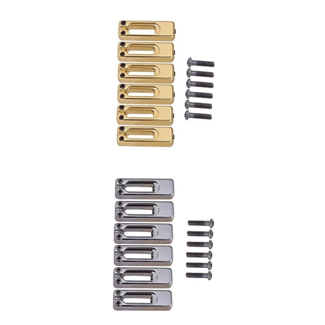 Paquete de 12 Sillas Trémolo de Guitarra Eléctrica Sunnimix con Tornillos