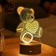 thumbnail image 2 of Lámpara 3D de acrílico con USB, luces LED nocturnas, lámpara de señal de neón, adornos navideños para el hogar, dormitorio, decoración de cumpleaños, regalos de boda Tan Jianjun unisex, 2 of 2