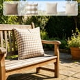 thumbnail image 6 of Throw Pillow Covers, Decorative Striped Pillow Covers for Sofa, Checkered Boho Farmhouse Cushion Covers for Living Room Couch, 6 of 7