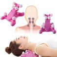 thumbnail image 2 of Cervical Spine Alignment Chiropractic Pillow Neck and Head Pain Relief Back Massage Traction Device Support Relaxer, 2 of 8