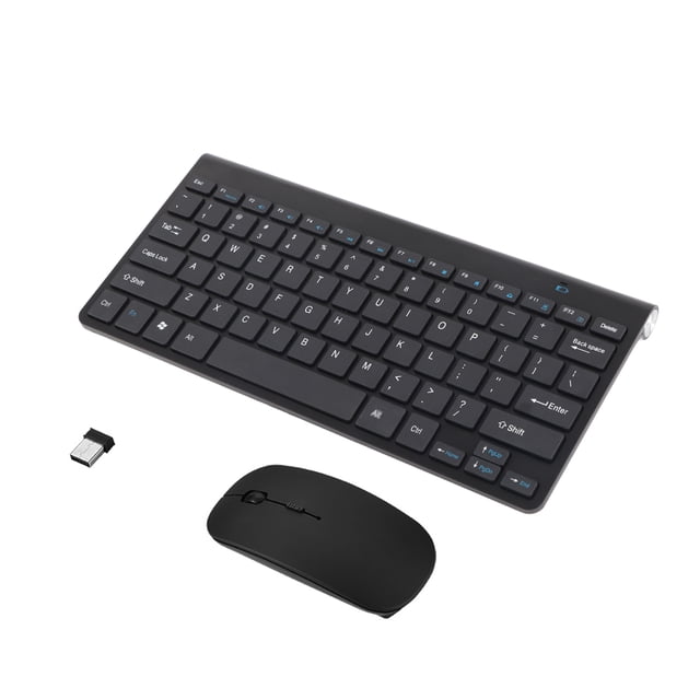 Keyboard Combo, Keyboard Quiet 12 Multi-media Keys Scissor-Switch Keyboard Protable 2.4GHz For Desktop Laptop For Computer