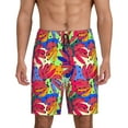 thumbnail image 1 of Fotbe Colorful Bananas Pantalones Cortos de Pijama para Hombre, Ropa de Dormir, Pantalones de Pijama Cortos para Hombre-3X-Large, 1 of 6