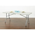 thumbnail image 4 of Office Star Products 72" Rectangle Center Fold Multi Purpose Folding Table - White, 4 of 4