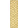 thumbnail image 1 of Unique Loom Tapis Design Géométrique Rabat 2' 7 x 10' Jaune/ivoire, 1 of 1