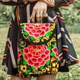 thumbnail image 2 of Ethnic Style Bag Embroidered Small Backpack Yunnan Embroidered Bag Embroidered Shoulders Bag, 2 of 7