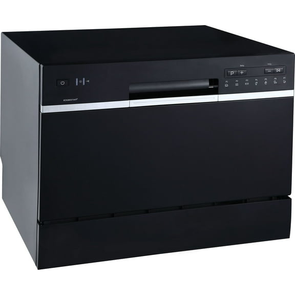 Edgestar Dwp63 21-5/8" Wide 6 Place Setting Countertop Dishwasher - Black