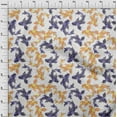 thumbnail image 4 of oneOone Cotton Cambric Yellow Fabric Asian Japanese Koifish Sewing Fabric By The Yard Printed Diy Clothing Sewing Supplies 56 Inch Wide, 4 of 5