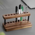 thumbnail image 4 of Portalápices de Madera de Bambú: Organizador de Escritorio Versátil con Soporte para Teléfono Integrado, Ideal para la Oficina y la Escuela., 4 of 5