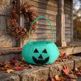 thumbnail image 6 of Trick or Treat Bags, Halloween Pumpkin Candy Bags Non-Woven Fabric Storage Tote with Handle, 7.87 X 5.12 Inches, Reusable Halloween Party Favor Bag for Kids Trick or Treating, 6 of 7