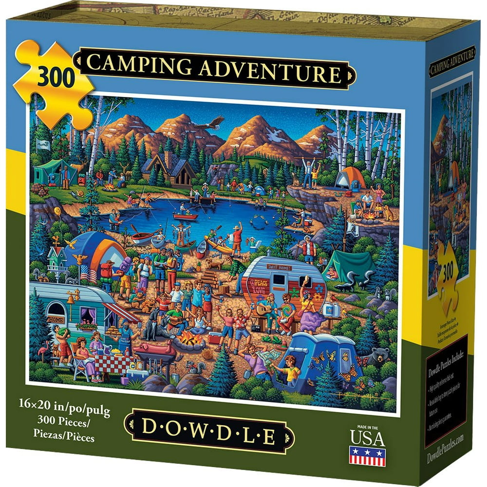 Dowdle Jigsaw Puzzle Camping Adventure 300 Piece