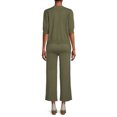 thumbnail image 5 of Time and Tru Women's Cardigan Sweater and Pants Set, 2-Piece, 5 of 5