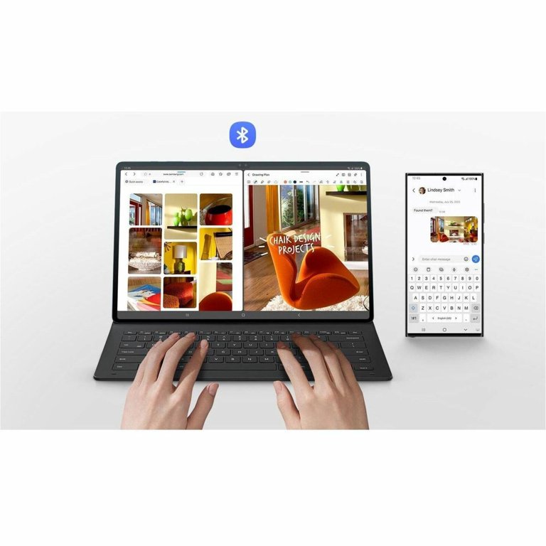 Samsung Galaxy Tab S9 Ultra Book Cover Keyboard Case with Stylus