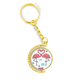 thumbnail image 1 of Flamingo par amante Anillo de oro de metal llavero llavero, 1 of 3