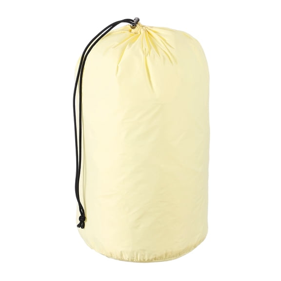 Uxcell Stuff Sack, Sleeping Bag Storage Sack, Waterproof Outdoor Storage Bag for Camping 6 x 13 In & Beige